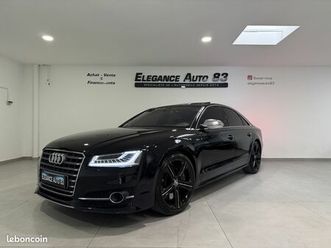 audi s8 4.0 v8 tfsi 520ch quattro regul adaptatif / camera 360 / soft close / bose