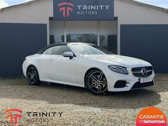 mercedes classe e cabriolet 220d 9g-tronic 2.0 194ch sportline + entretien à jour + moteur neuf m...