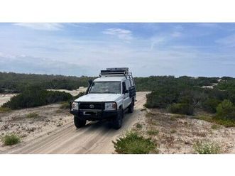 toyota land cruiser hzj78 buschtaxi troopy camper