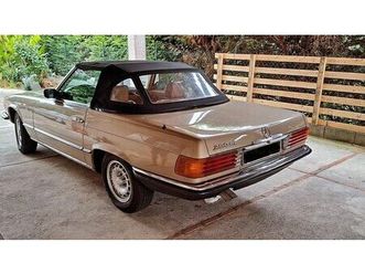 1976 mercedes sl class or manuel, 4 vitesses conduite à g...