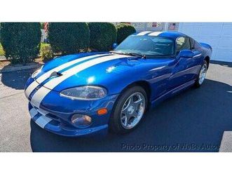 museum quality 1996 dodge viper gts an early edition gts with only 7,400 miles