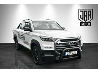 kgm musso grand crew cab e-xdi 2,2 blackline+ 202hk demobil