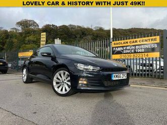 2016 volkswagen scirocco 2.0 tsi 180 bluemotion tech gt 3dr coupe petrol manual