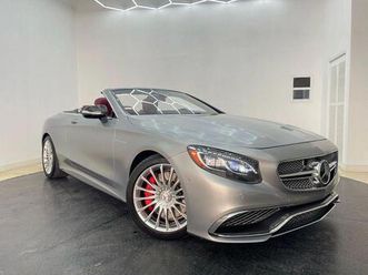 used 2017 mercedes-benz amg s 65 s 65 amg cabriolet 2d