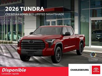 toyota tundra 2026 limited nightshade crewmax 4x4