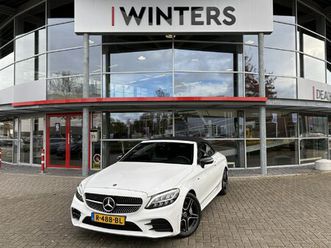 mercedes-benz c-klasse cabrio 200 amg premium plus pack stoelverwarming | massagestoelen | burmester | leder-alcantara | navi | camera