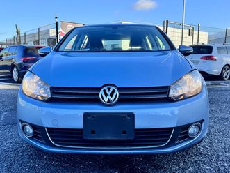 volks wagon golf blue 2011