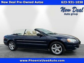 used 2002 chrysler sebring limited convertible