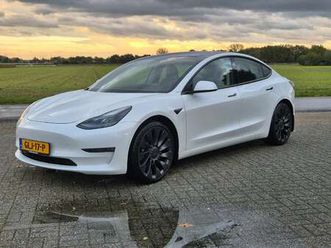 model 3 performance awd, nette auto warmtepomp eap