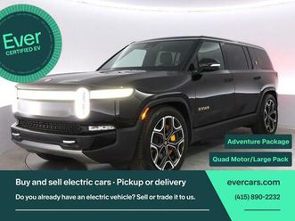 used 2024 rivian r1s adventure quad motor large pack