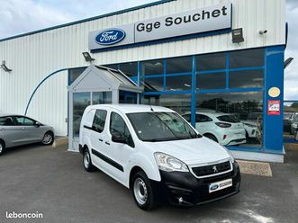 peugeot partner cabine approfondie 1.6 bluehdi 100cv premium pack