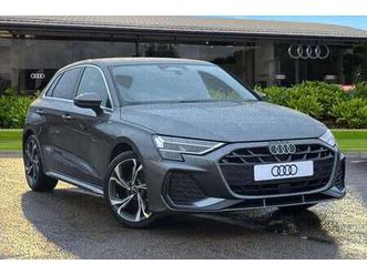2025 audi a3 1.5 tfsi s line sportback euro 6 (start/stop) 5dr hatchback manual