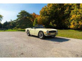 triumph tr6 1969 – jasmine yellow - 100% matching