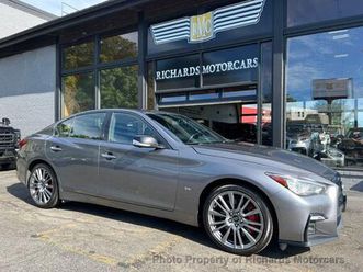 used 2021 infiniti q50 3.0t red sport 400