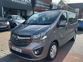 vauxhall vivaro 1.6 cdti 2900 biturbo ecotec limited edition nav crew van double cab 5dr di