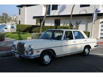 1972 mercedes w108 280se 250s klima 10193 mile weiß lenkrad aut