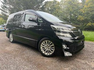 fresh import 2014 64 plate toyota vellfire alphard 2.4 petrol ulez compliant