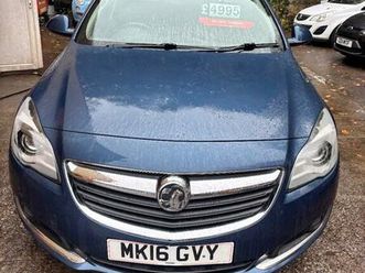 2016 vauxhall insignia sri nav hatchback petrol manual