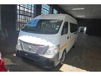 2019 nissan nv350 2.5 16-seat impendulo