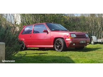 renault super 5 gt turbo phase 1 – 10/1985 – youngtimer à restaurer