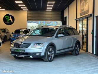 skoda octavia combi scout 2.0 tdi 184cv cr 4x4 dsg6 / sièges chauffants / gps / attelage