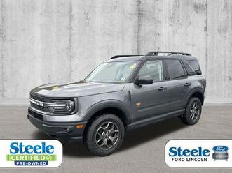 used 2021 ford bronco sport badlands