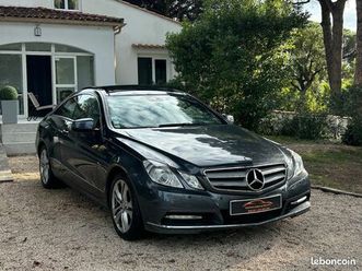 mercedes classe e coupe 350 cdi blueefficiency executive / historique complet / toit ouvrant