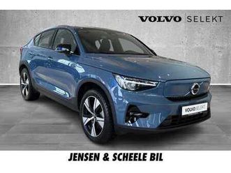 volvo c40 recharge twin motor ultimate - 360u00b0, glasstak, h&k, 2023 blå