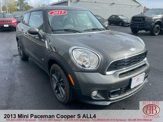 2013 mini paceman cooper s all4