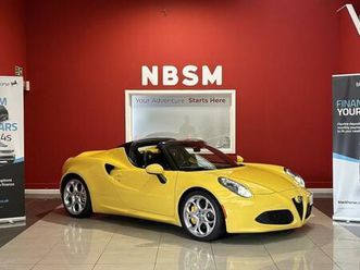 2016 alfa romeo 4c tbi convertible petrol manual