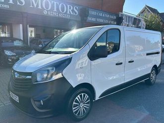 vauxhall vivaro 1.6 cdti 2900 biturbo ecotec sportive panel van 5dr diesel manual l2 h1 eur