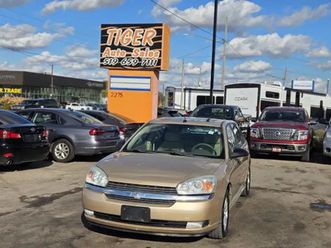 2004 chevrolet malibu lt, v6, only auto, only 172kms, as is spec