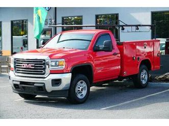 2018 gmc sierra 2500 hd 4x2 regular cab utility bed truck - one owner