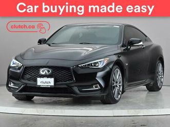 used 2017 infiniti q60 sport awd w/ nav, heated front seats, rearview cam