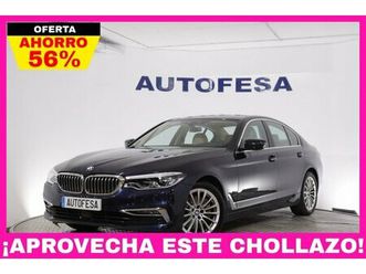 bmw 5 series i luxury 340cv auto 4p # navy, cuero