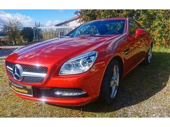 mercedes slk 200 top leder panorama tüv neu airscarf garantie