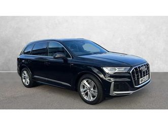 2022 audi q7 55 tfsi quattro s line 5dr tiptronic