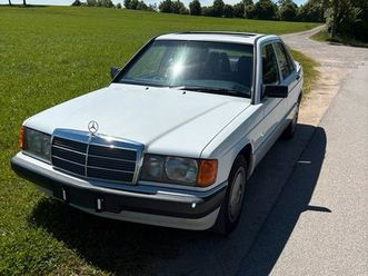 mercedes benz 190e (w201) 1.8 109 ps ahk, schiebedach, kein rost!