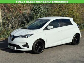 2022 22 renault zoe r110 ev50 52kwh business+ electric auto (107 bhp) car derive
