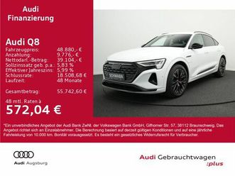 audi q8 sportback 50 e-tron qu. s line*ahk*matrix*acc