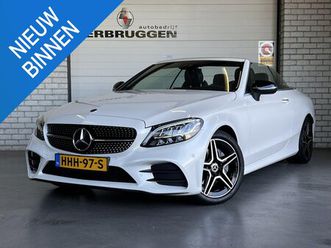 mercedes-benz c-klasse cabrio - 180 premium pack | amg line | burmester | sfeer | keyless | carplay | all-in rijklaarprijs