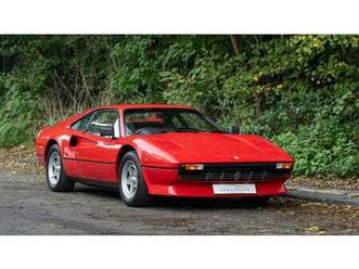 1982 ferrari 308 rouge manuel, 5 vitesses conduite à droi...