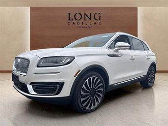 used 2019 lincoln nautilus black label