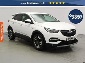 vauxhall grandland x 1.2 turbo sport nav suv 5dr petrol manual euro 6 (start/stop) (130 ps)