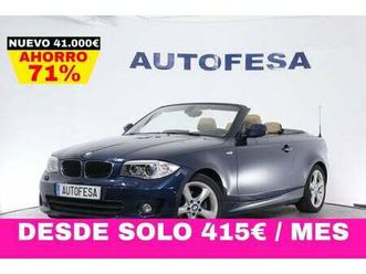 serie 1 serie 1 118d auto cabrio 143cv 2p # cuero,bixenon,navy