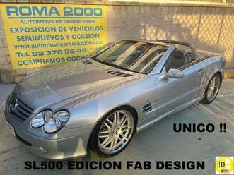 mercedes-benz clase sl 500 fab design serie limitada unico !!