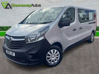 2019 vauxhall vivaro 1.6cdti 2900 l2h1 (120ps)(eu6c) (start/stop) 9 seats combi