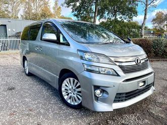 2012 toyota vellfire fresh import 2.4 auto 8 seats mpv 4.5/b grade low millage mpv petrol automatic