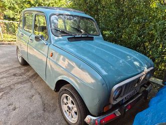 renault r 4 mit seltenem faltdach - tüv 4.27