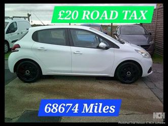2016 peugeot 208 peugeot 208 access ac 1.0cc petrol **£20 rd tax** 68674 miles new cambelt. hatch...